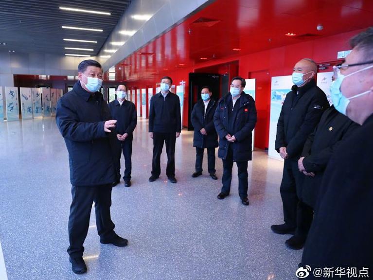 習近平考察北京冬奧會、冬殘奧會籌辦工作